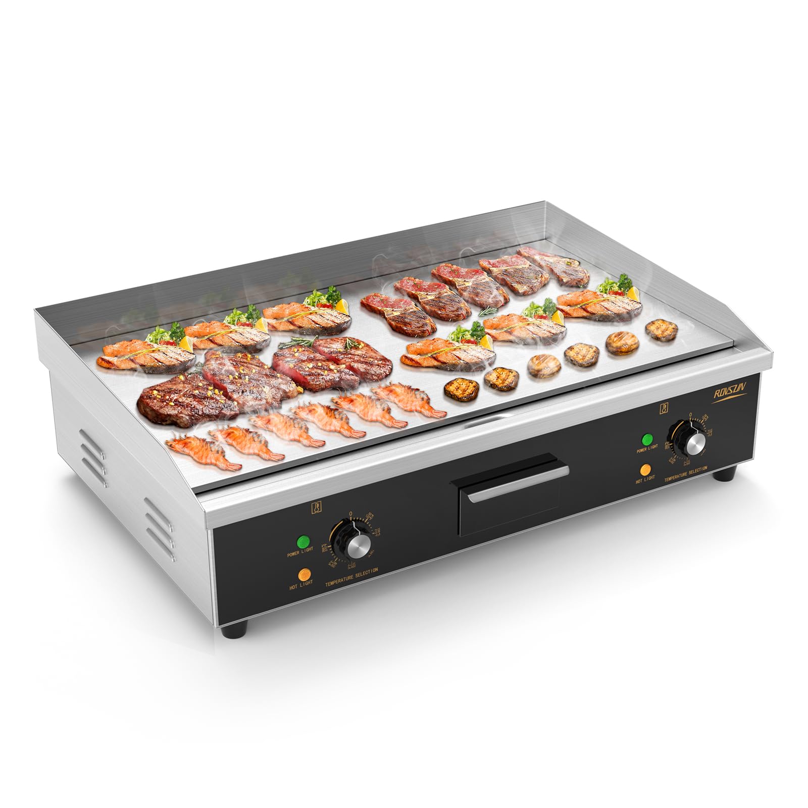 ROVSUN 30" 3000W 110V Commercial Electric Griddle Countertop