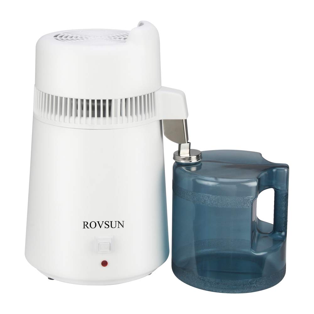 ROVSUN  4L Stainless Steel Water Distiller Countertop White