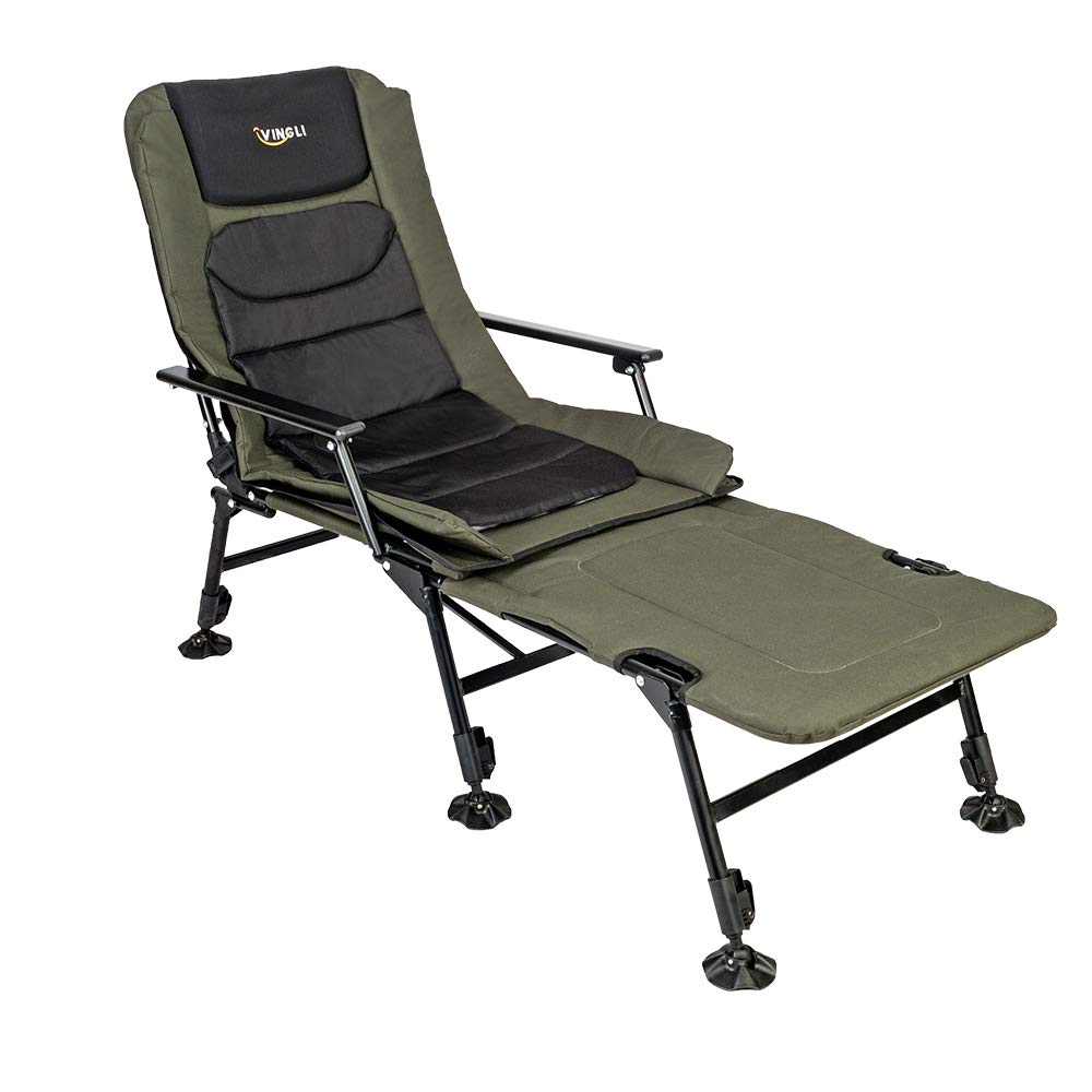 Heavy Duty Fishing Chair with Footrest Support