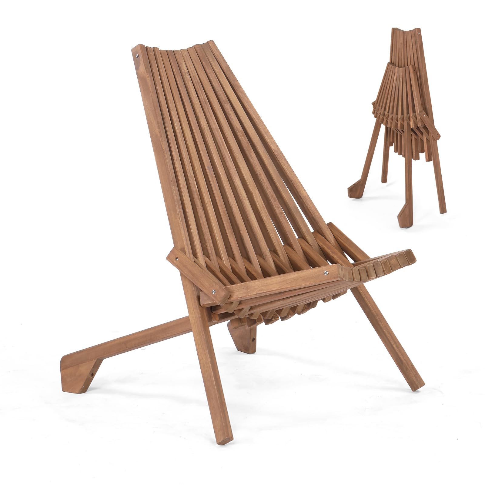 FSC Acacia Wood Folding Outdoor Chairs