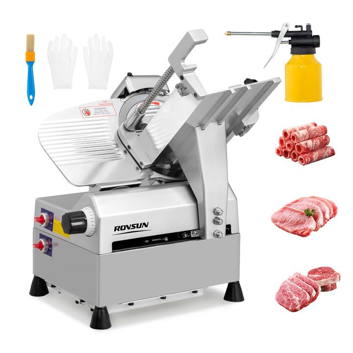 ROVSUN 10" 540W 110V Automatic Commercial Meat Slicer Machine