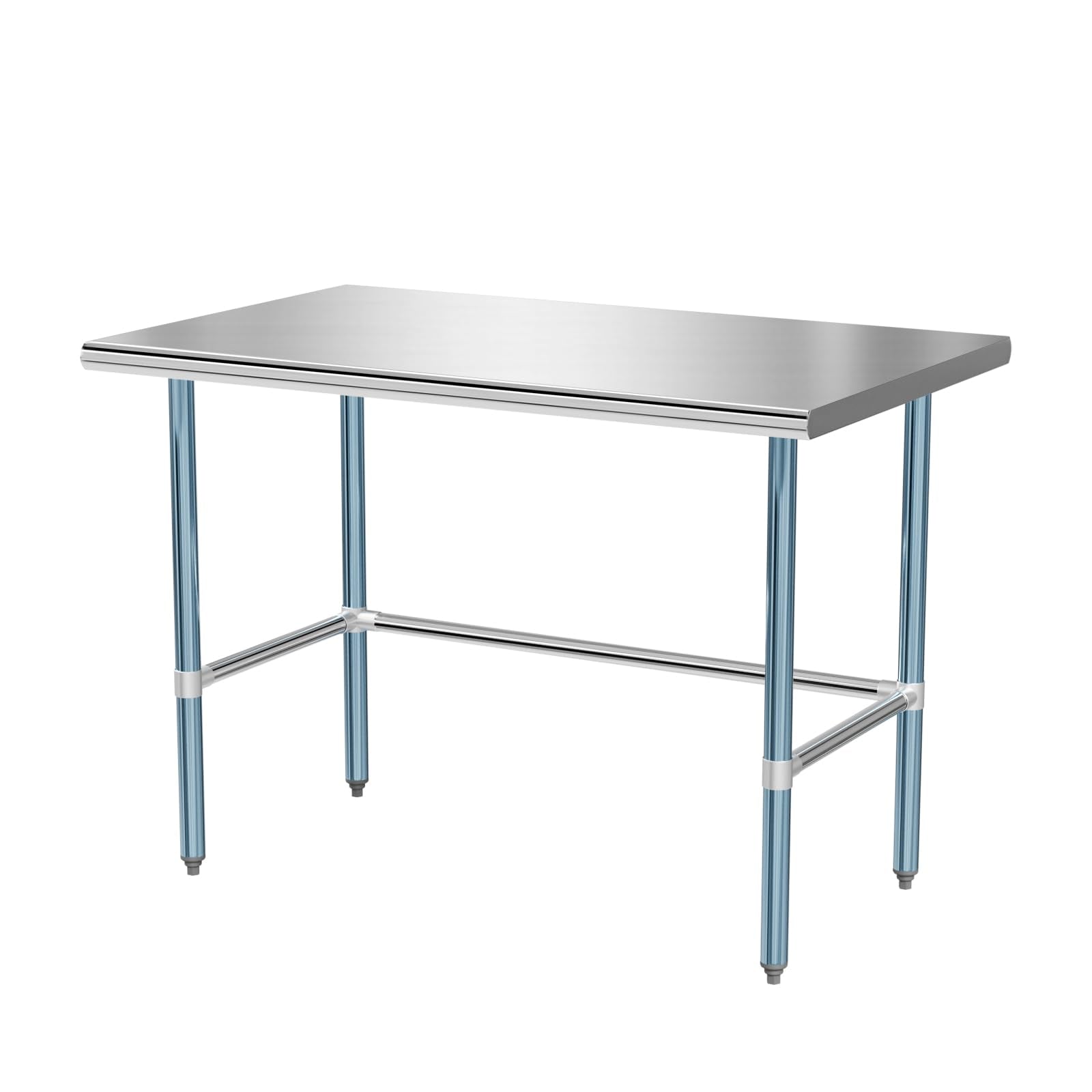 ROVSUN 30" x 48" Open Base Stainless Steel Work Table