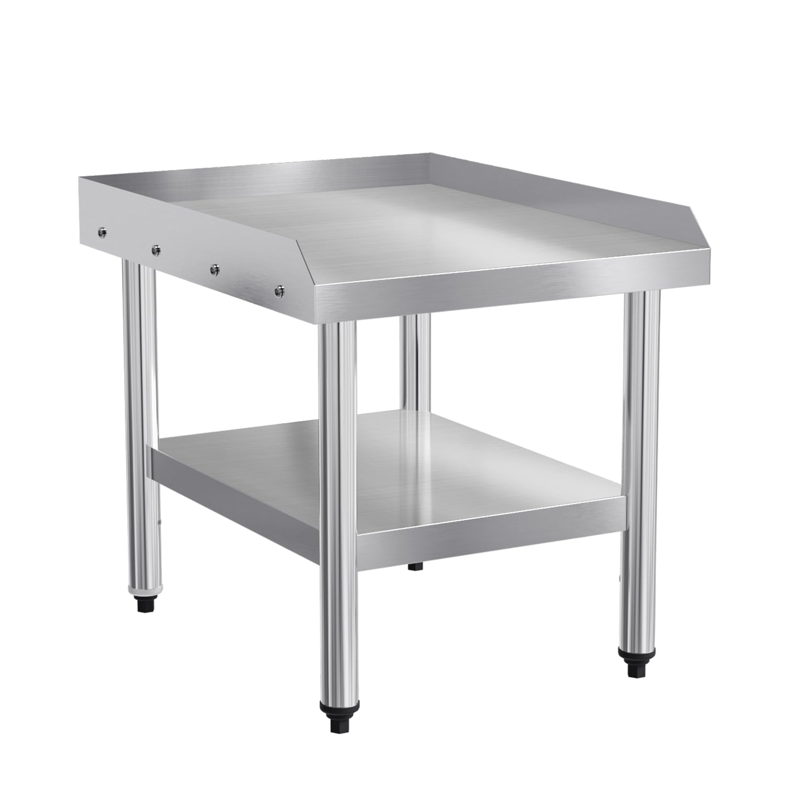 ROVSUN 24" x 30" Stainless Steel Equipment Stand with Undershelf