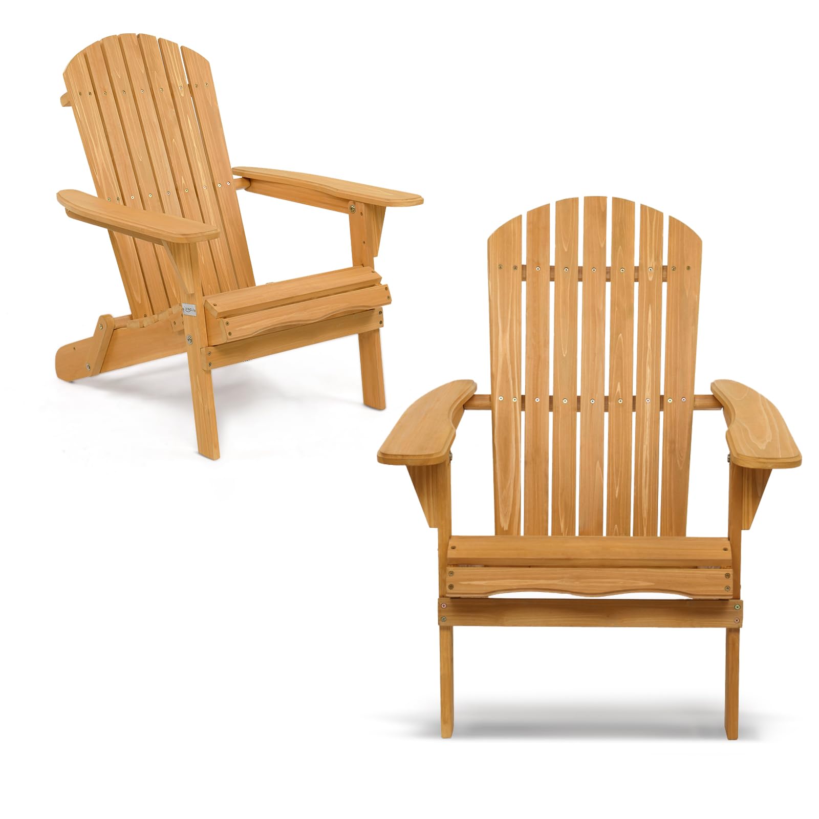 Folding Adirondack Chairs Fir Wood