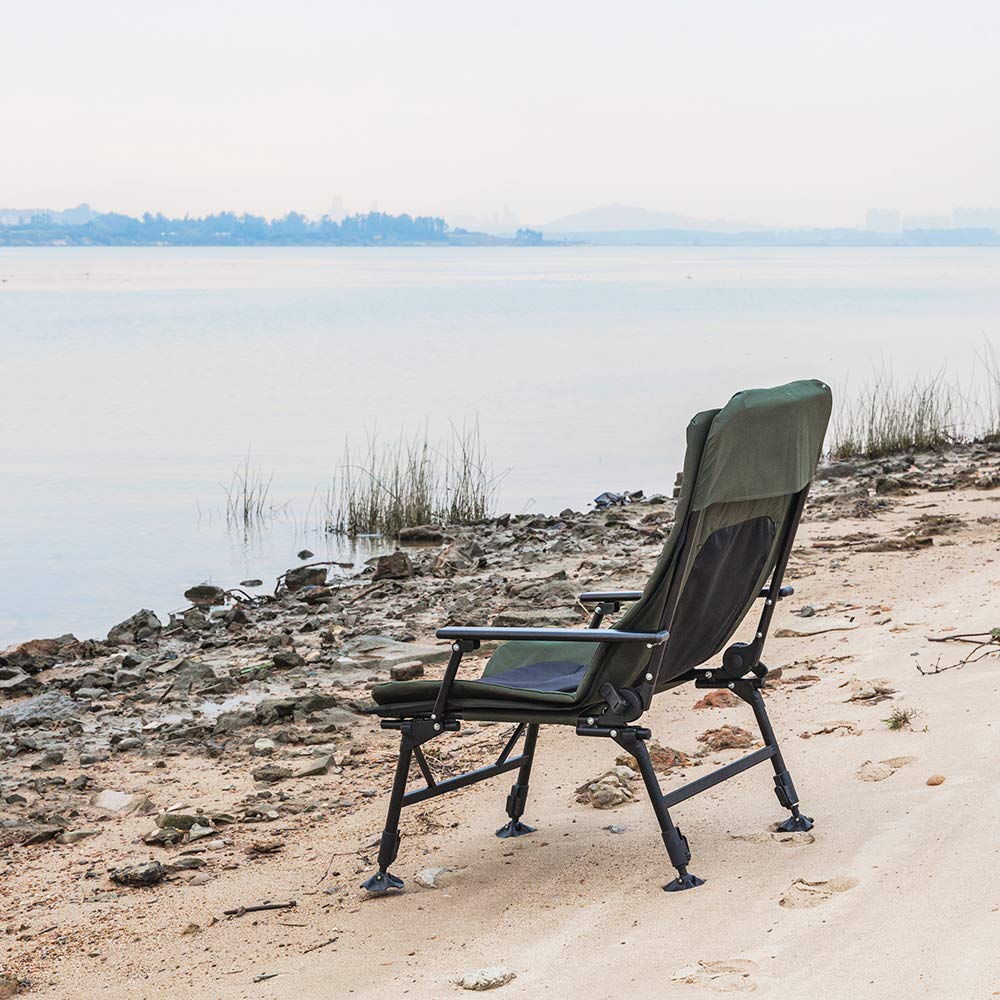 Heavy Duty Fishing Chair with Footrest Support