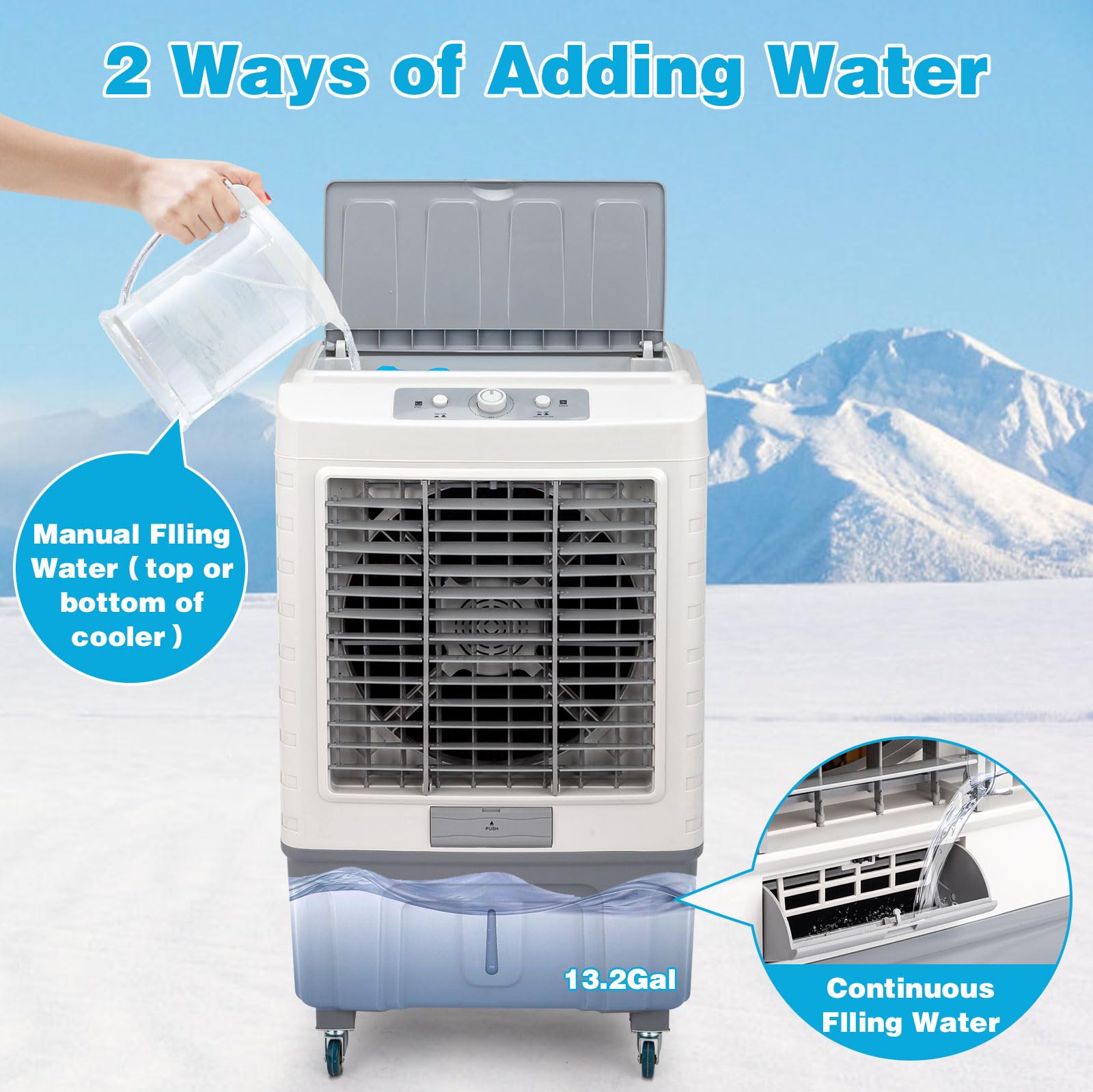 Evaporative sale Portable Air Cooler Fan With Remote Control