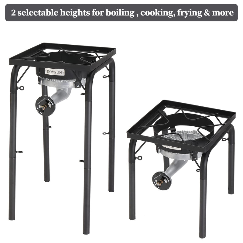 High Pressure Burner Outdoors Cooking Gas Single Propane Stove Camping –  Kitchen & Restaurant Supplies