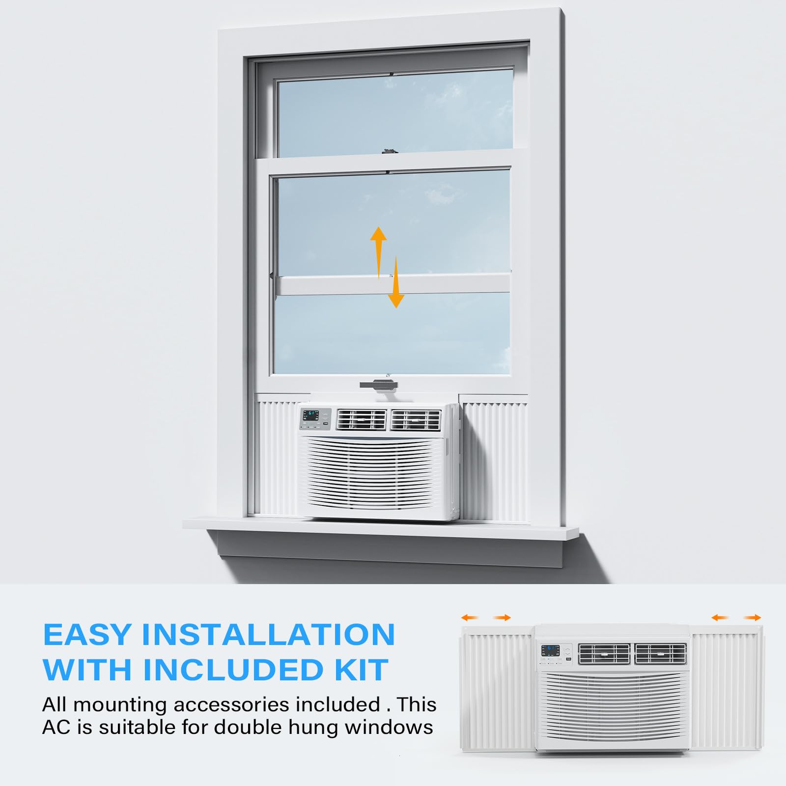 ROVSUN 24,000 BTU 230V Window Air Conditioner with Wifi/APP & Install Kit