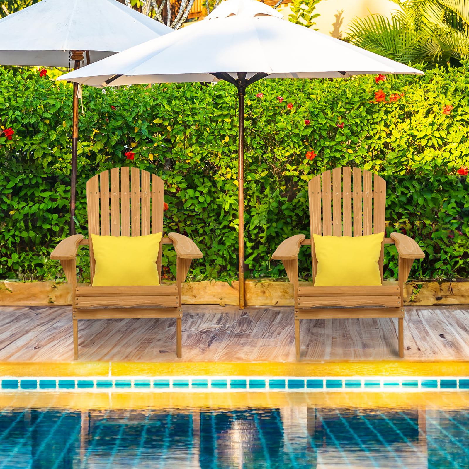 Folding Adirondack Chairs Fir Wood