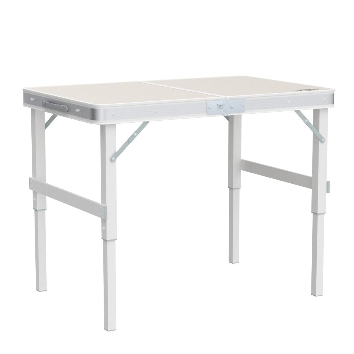 3 FT Small Camping Table Adjustable Height White