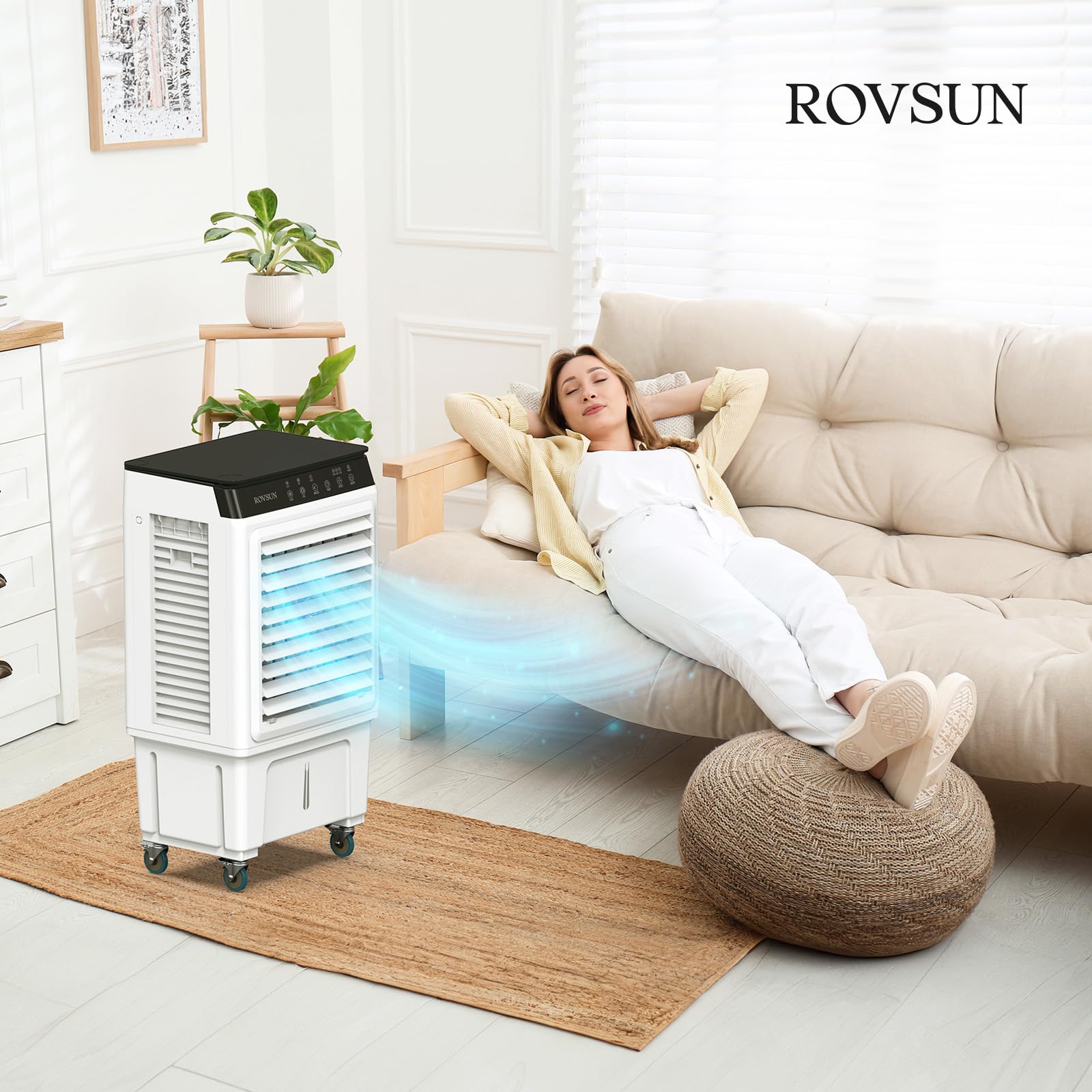 ROVSUN 7.9 Gal/30L Portable Evaporative Air Cooler with Remote Control