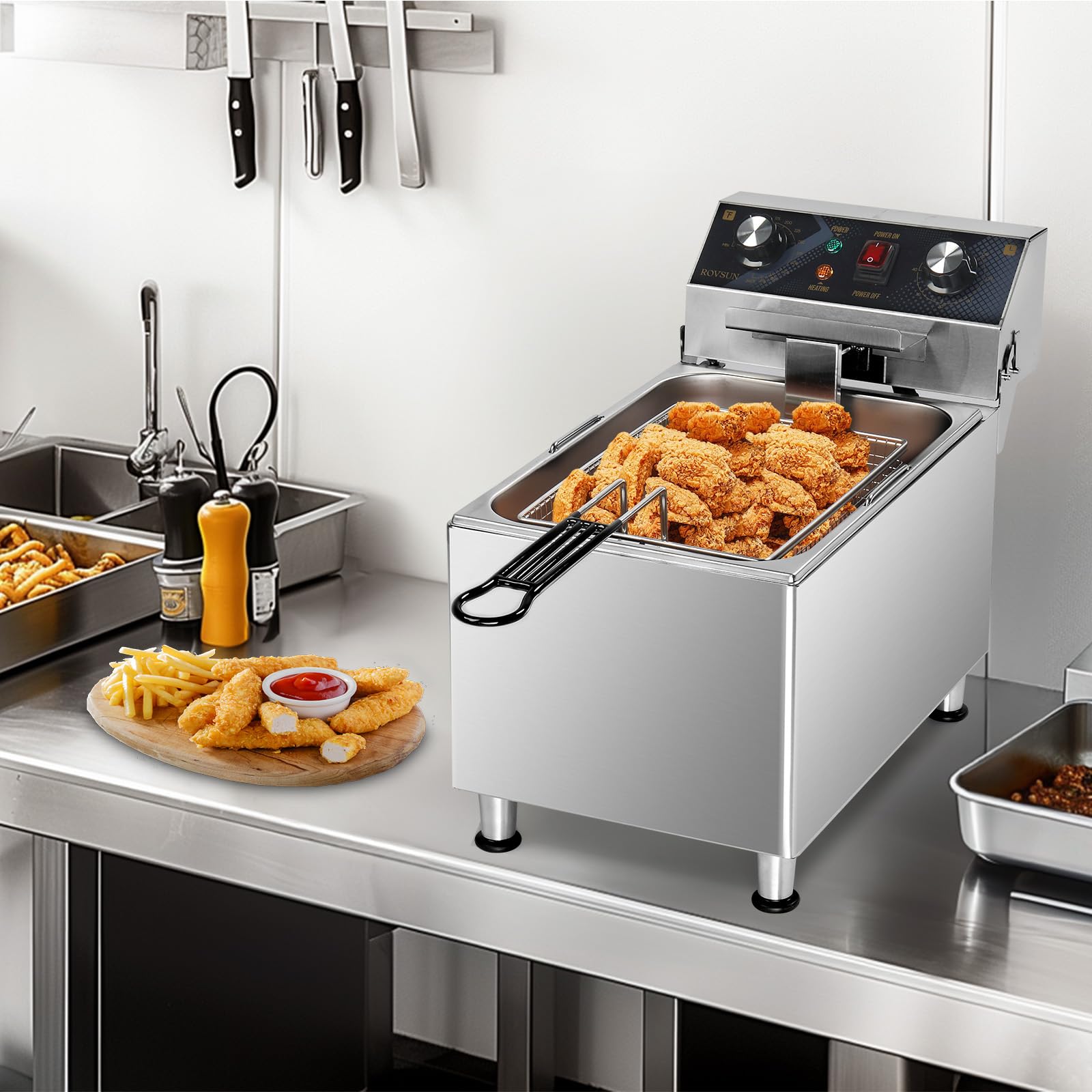 Commercial countertop deep fryer hotsell