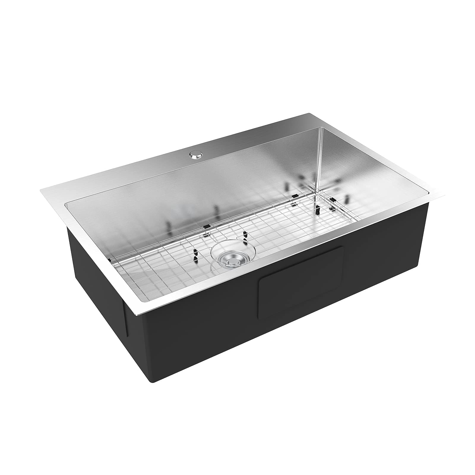 ROVSUN 22" X 32" Drop-in 304 Stainless Steel Sink Kitchen with Protector