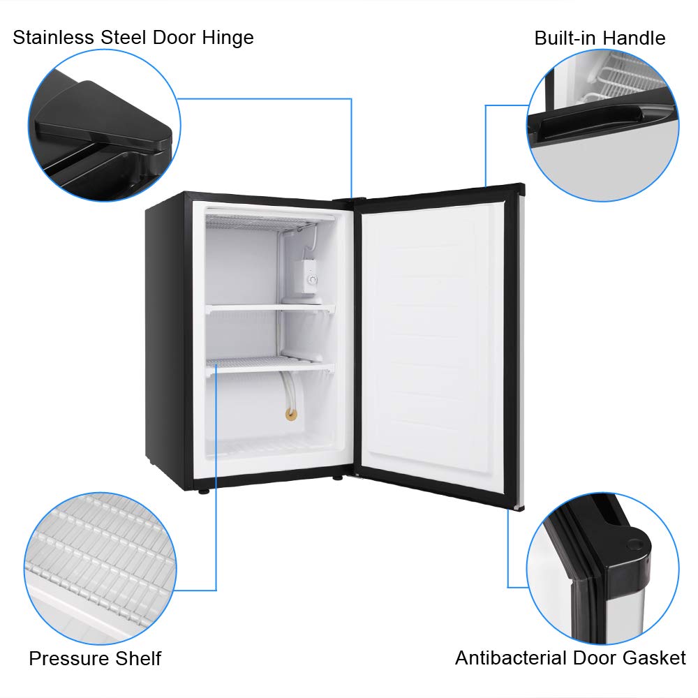 ROVSUN BD-88 3.0 Cu Ft Upright Freezer with Single Door