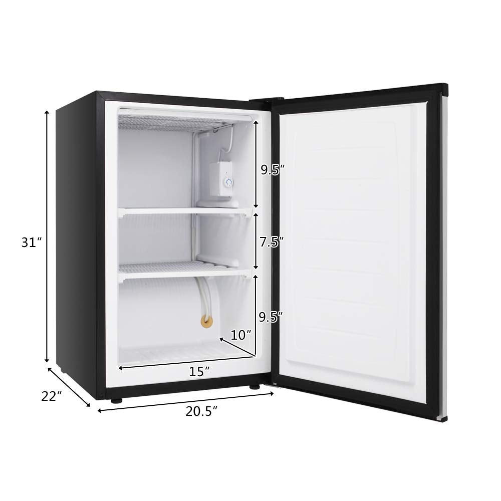 ROVSUN BD-88 3.0 Cu Ft Upright Freezer with Single Door