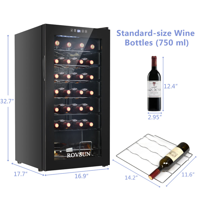 Wine Bottle - Standard (750 mL) Dimensions & Drawings