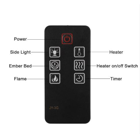 ROVSUN Electric Fireplace Remote